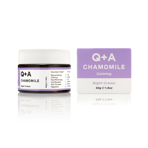 Нічний крем для обличчя Q+A Chamomile Calming Night Cream 50g