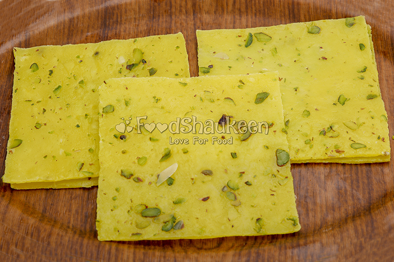 Golden Pista Ice Halwa