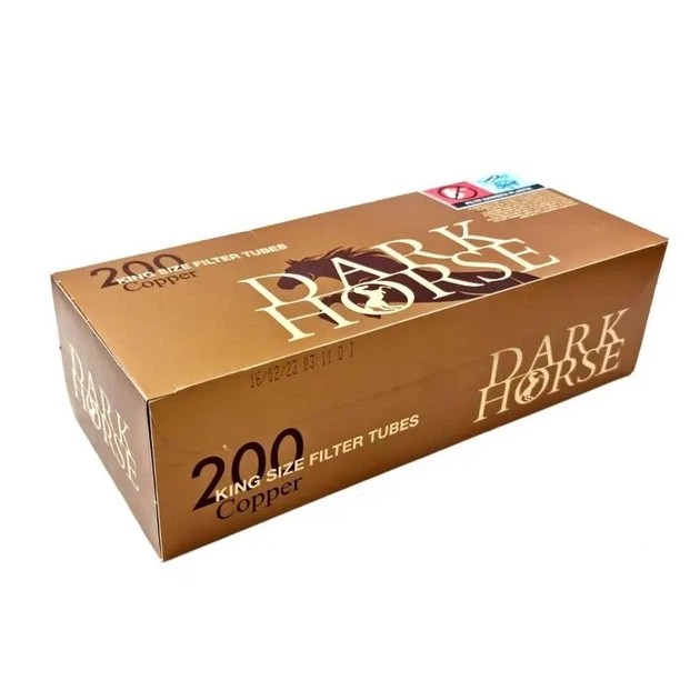 Гільзи для цигарок Dark Horse Коричневі (200 шт)
