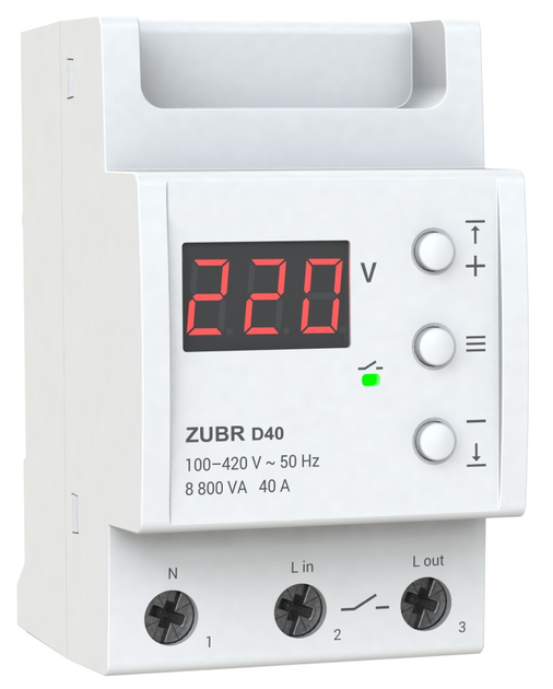 Реле напруги ZUBR D40