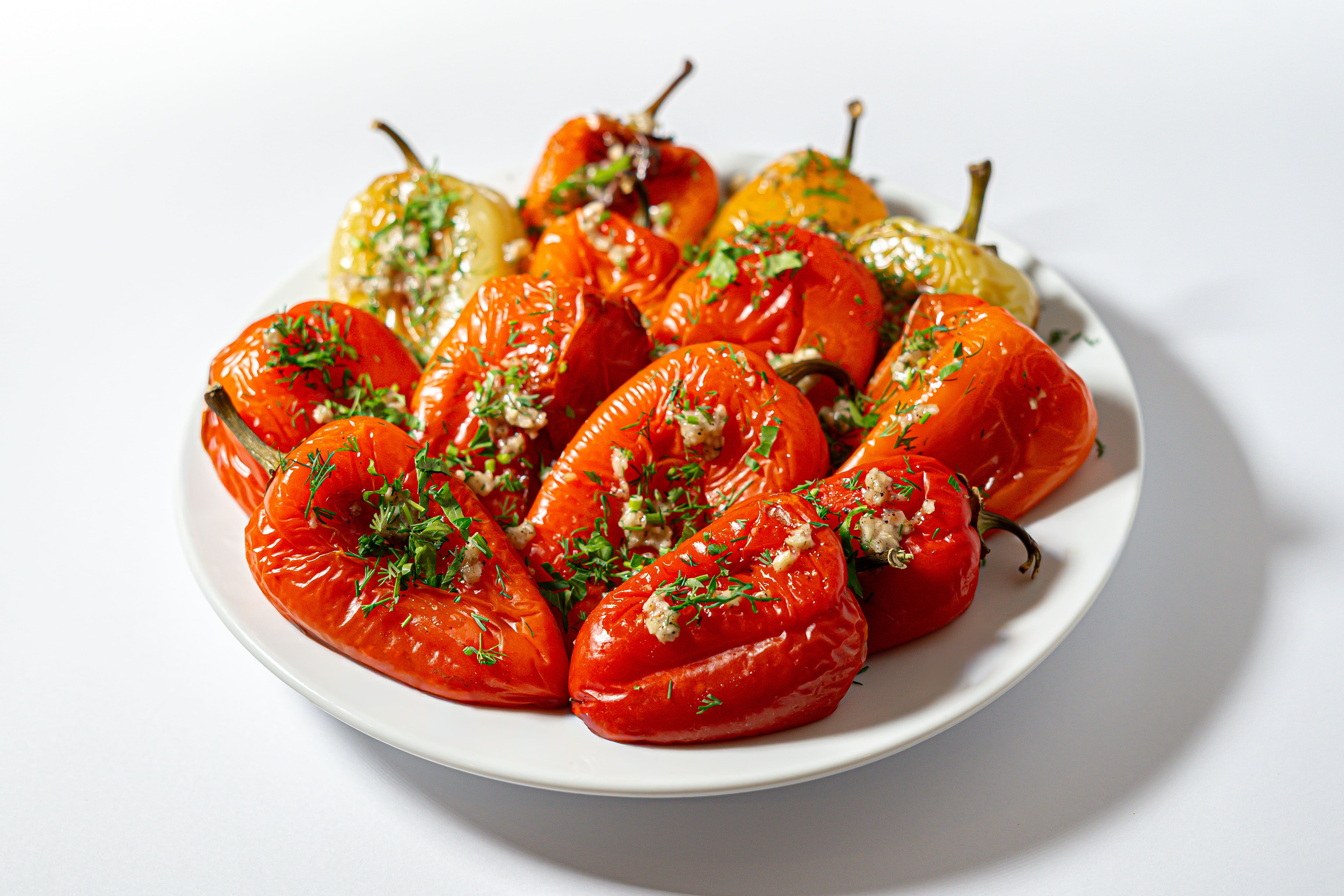 Перець запечений з часником