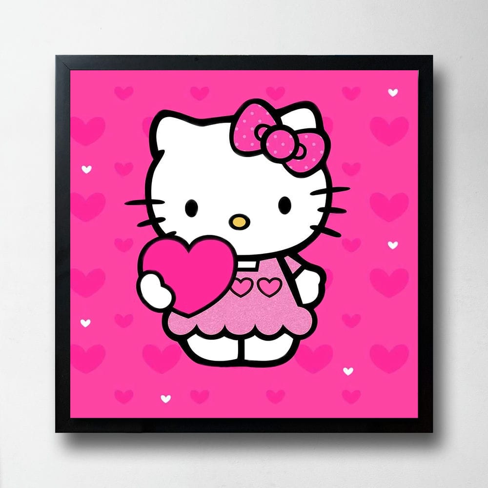 Постер Hello Kitty рожевий, ПВХ