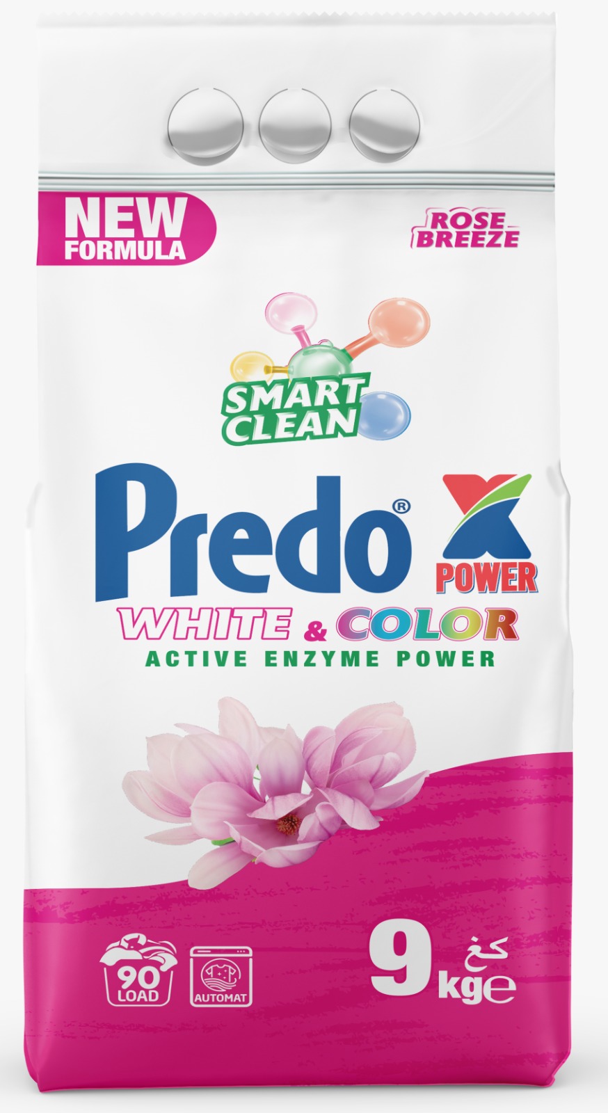Predo Power White & Color Rose Breeze 9 kg