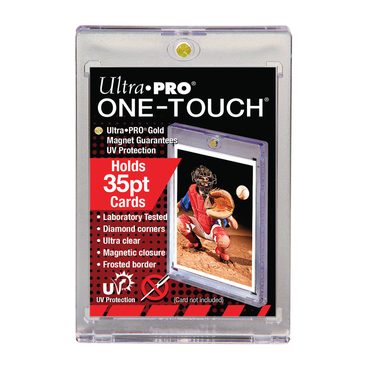 One Touch UV Card Holder with Magnet Closure - 35pt