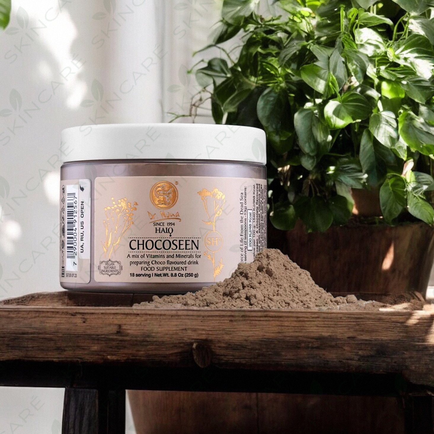 Halo Chocoseen Dr. Nona 250 г — шоколадний напій з вітамінами