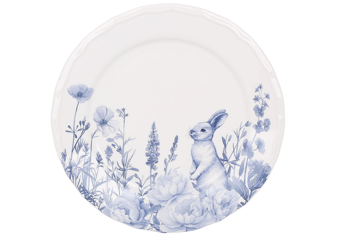 Blue Bunny Тарілка порцелянова
