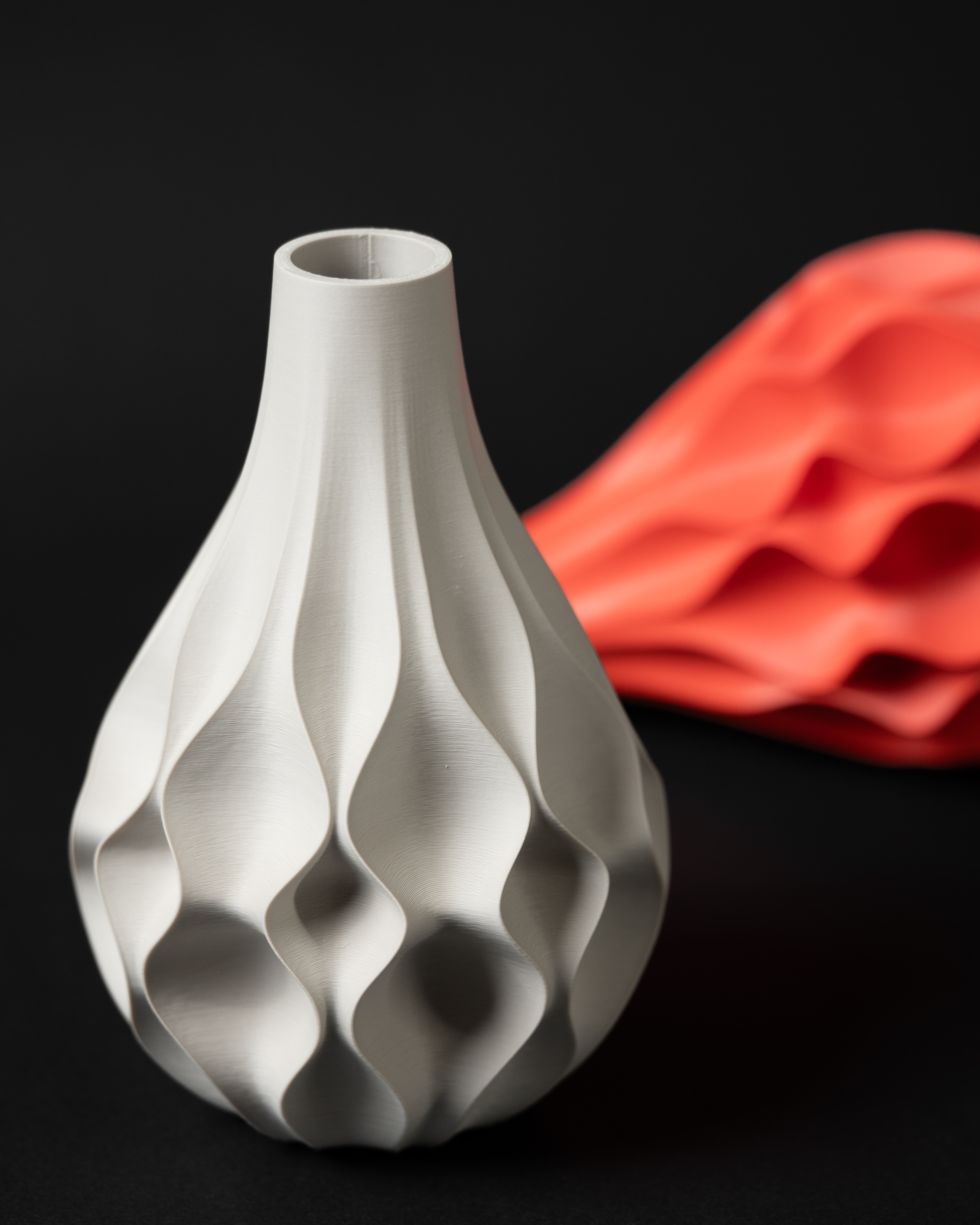 Abyssal Flower Vase – 3D Printed Decorative Vase