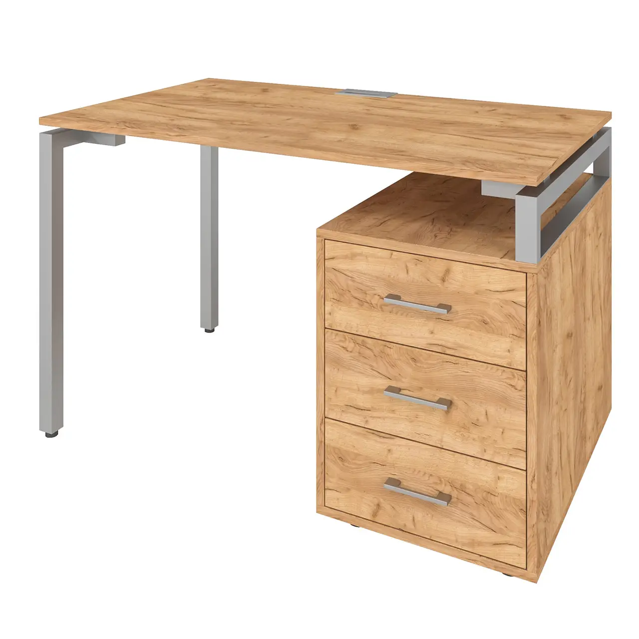 Стіл з тумбою LP 1, стіл комп'ютерний, письмовий стіл 1200/700/750 мм., стіл Лофт