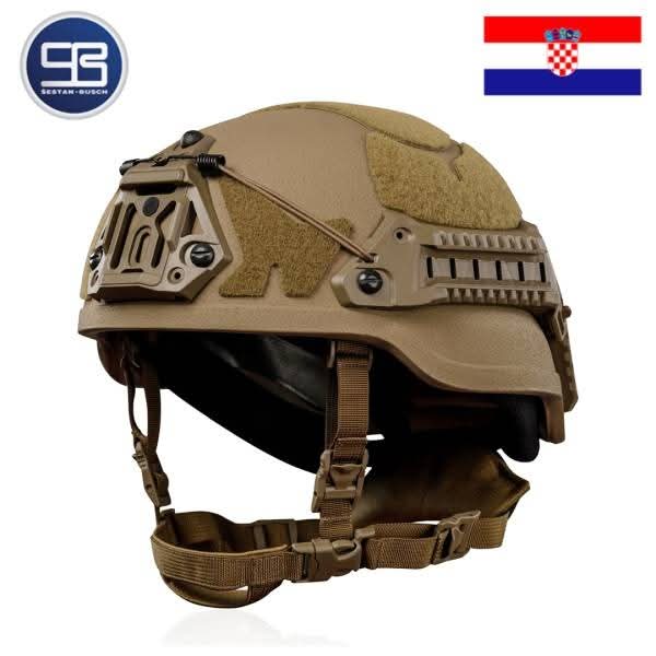 Оригінальний тактичний балістичний шолом "Sestan-Busch Helmet Mid Cut" від хорватського преміум бренду "Sestan-Busch".