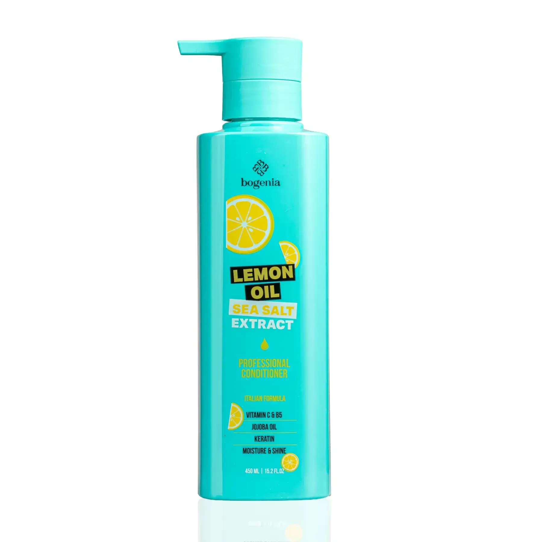 Кондиціонер для волосся Bogenia Lemon Oil & Sea Salt з лимонною олією та сіллю