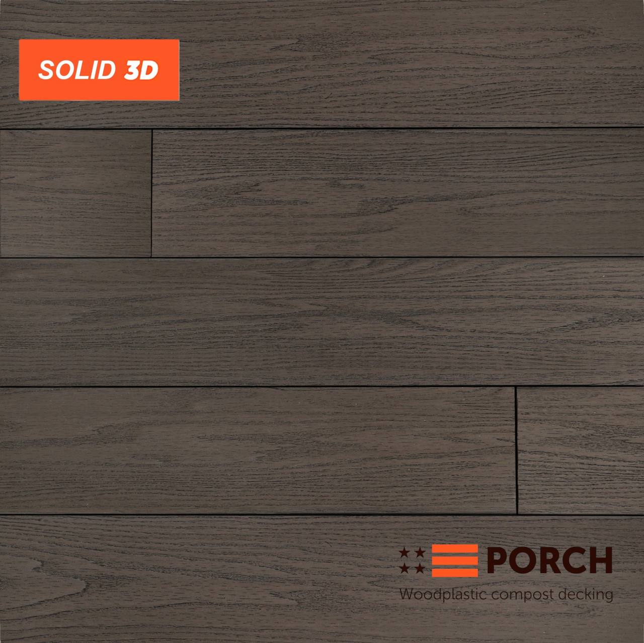 Porch Solid Dark Coffee