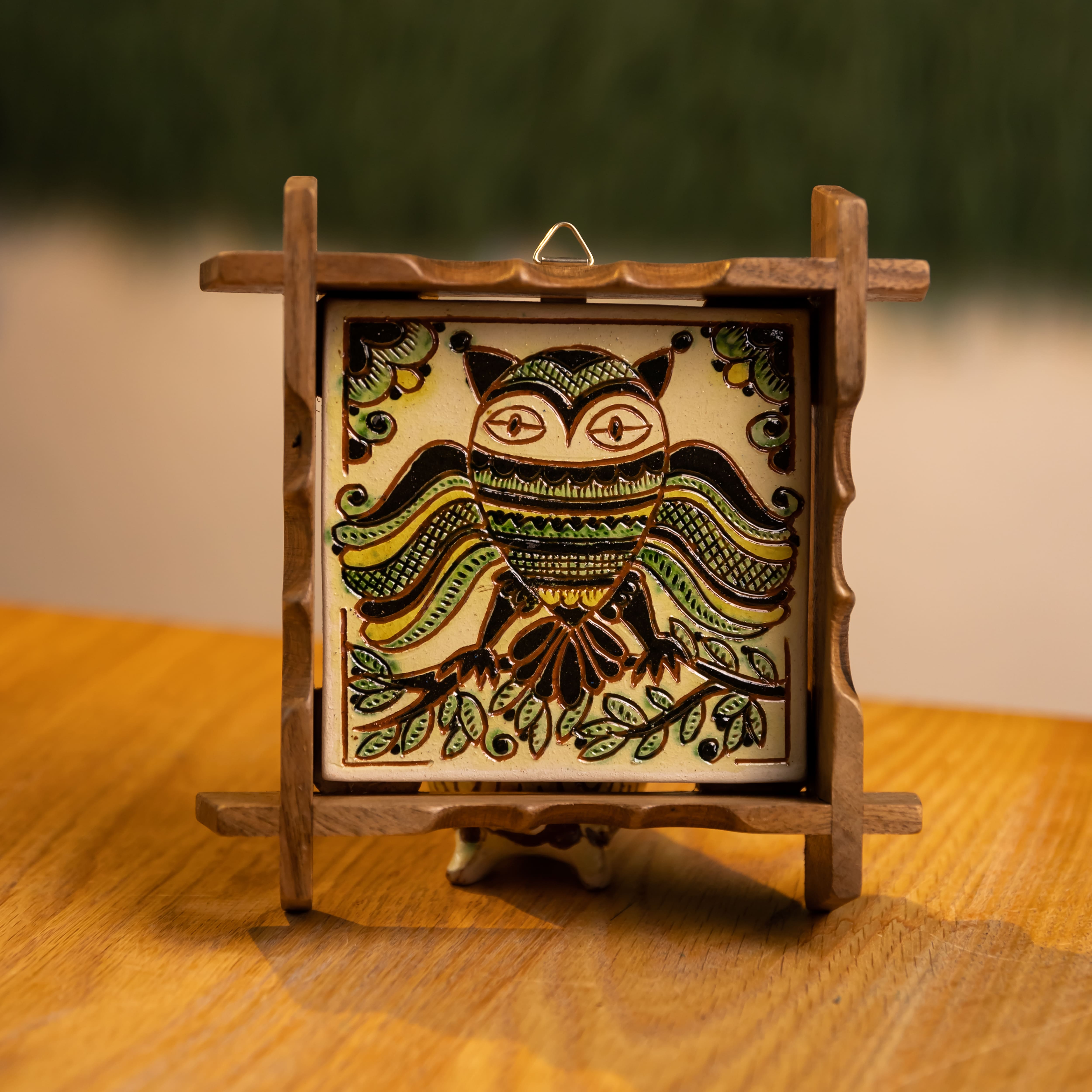 Плиточка у рамці "Рибо-сова"