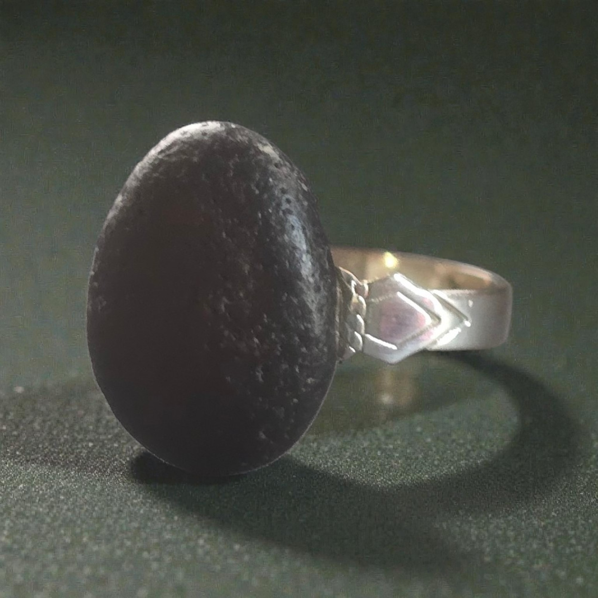Black Stone Ring