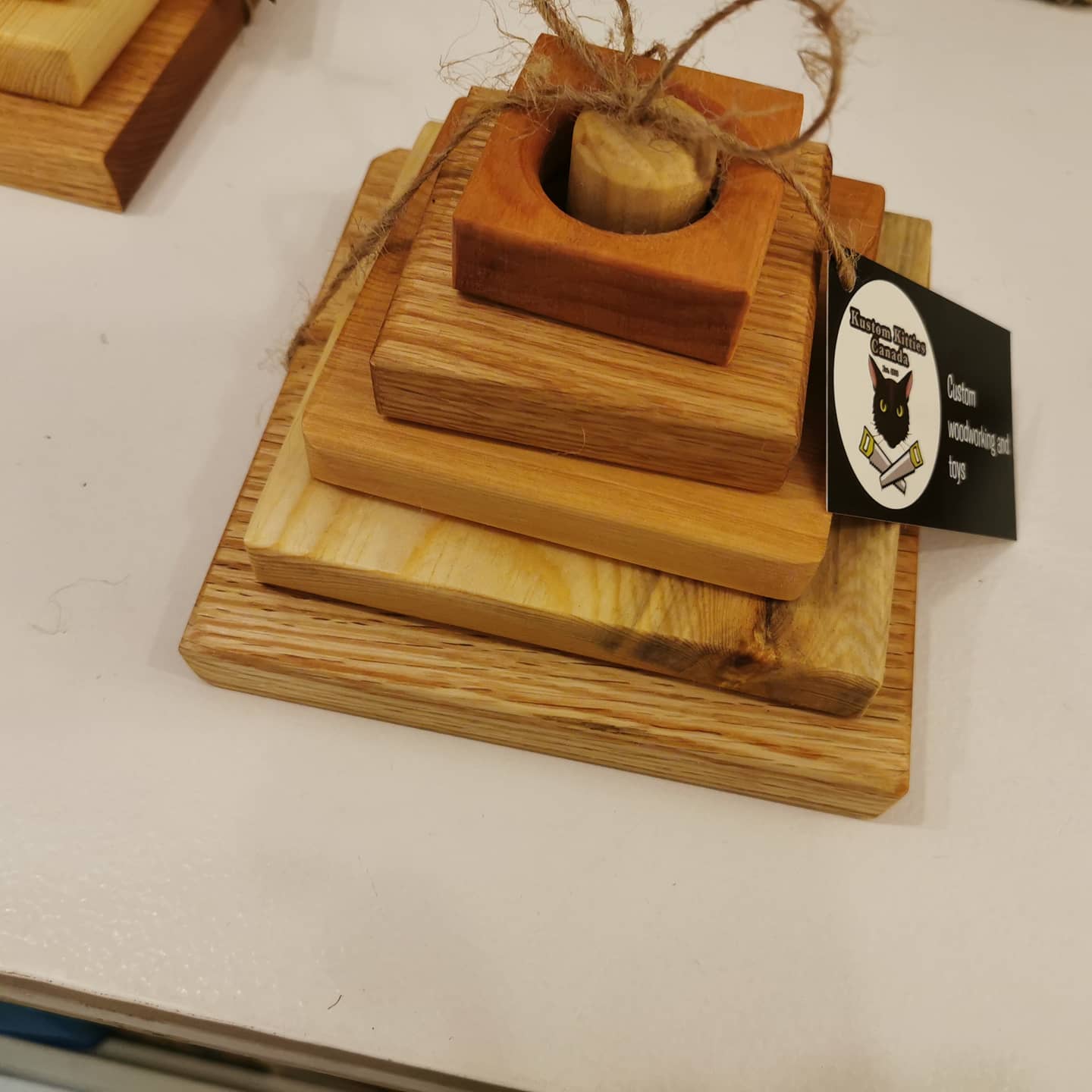 Square Wood Stackers