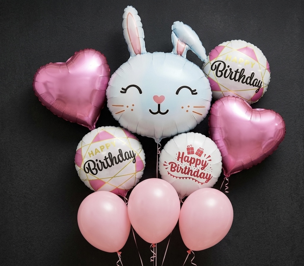 Набір з 9 кульок « Happy Birthday » 
