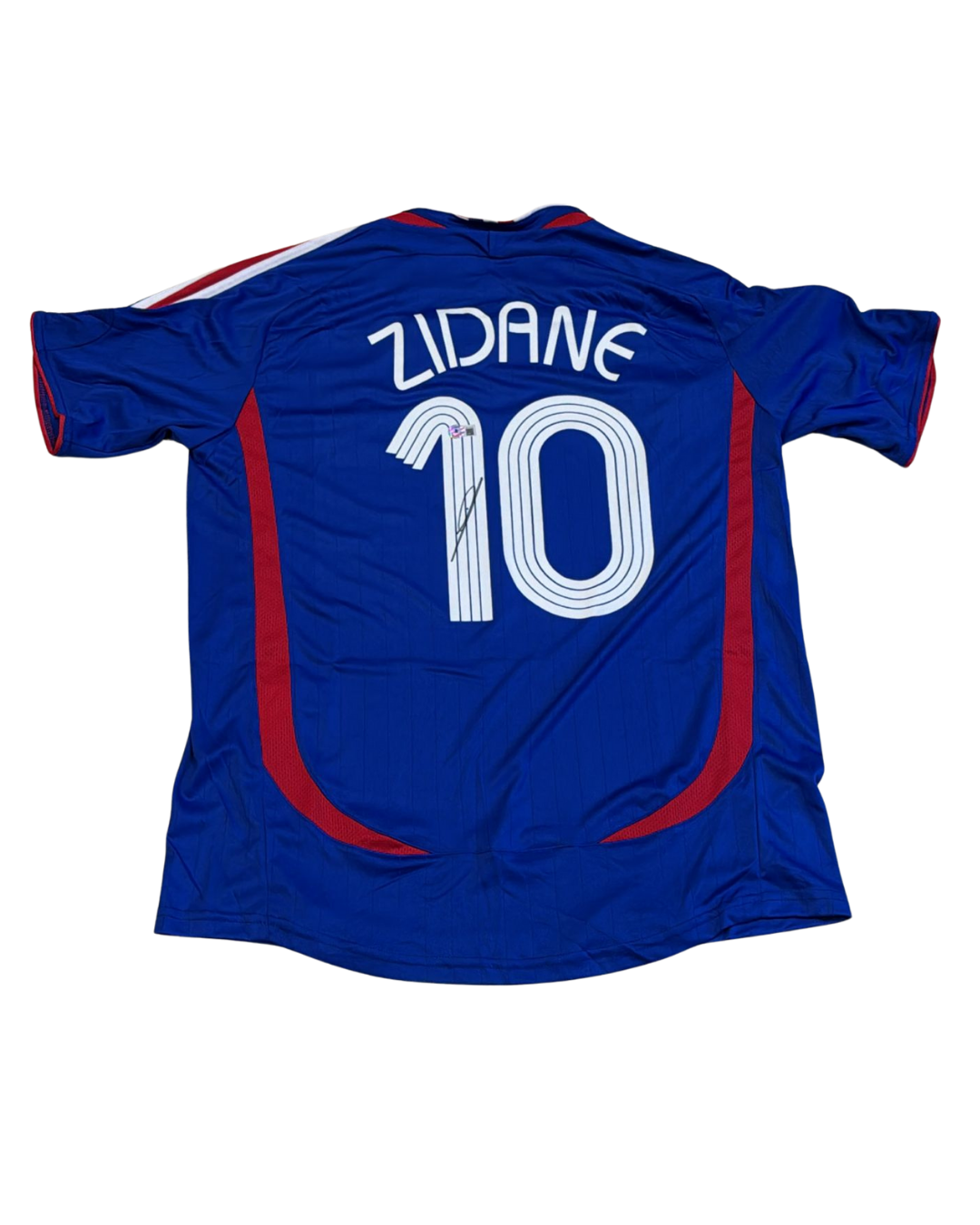 JERSEY ZIDANE CERTIFICADO BECKETT