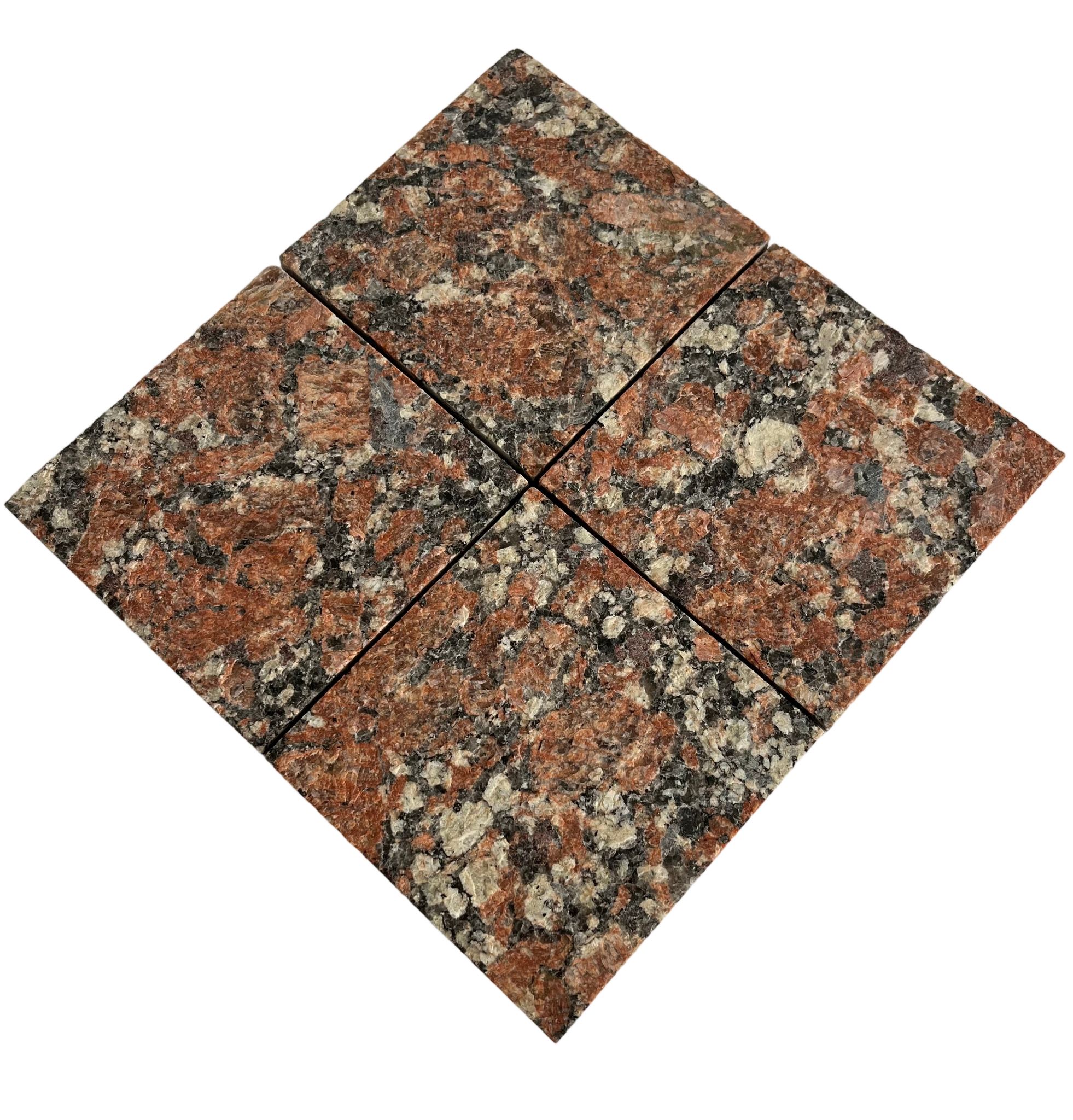 Повнопилена камʼяна бруківка з Капустянського граніту