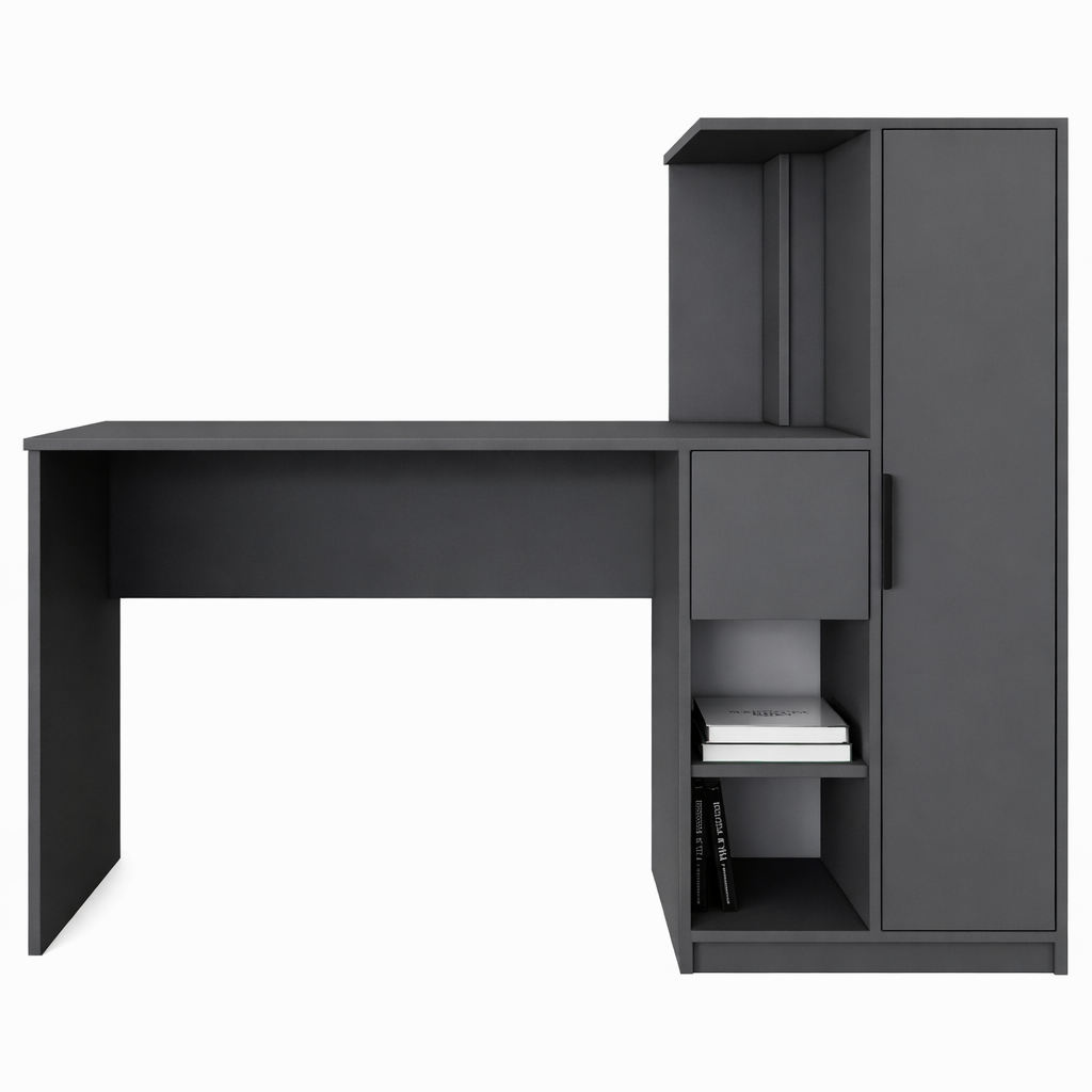 Письмовий стіл з шафою та прихованим зберіганням