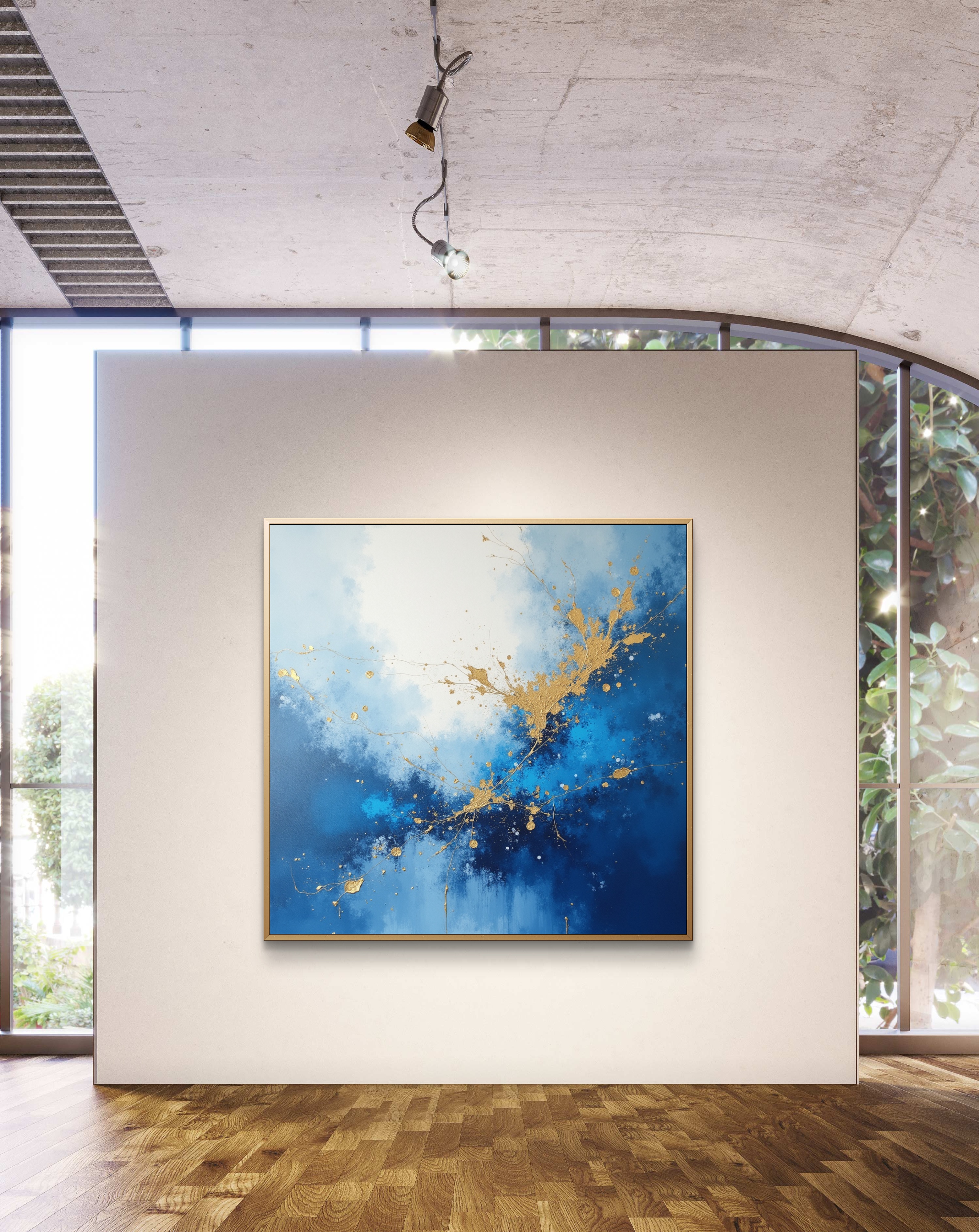 Інтер'єрна картина із золотом 