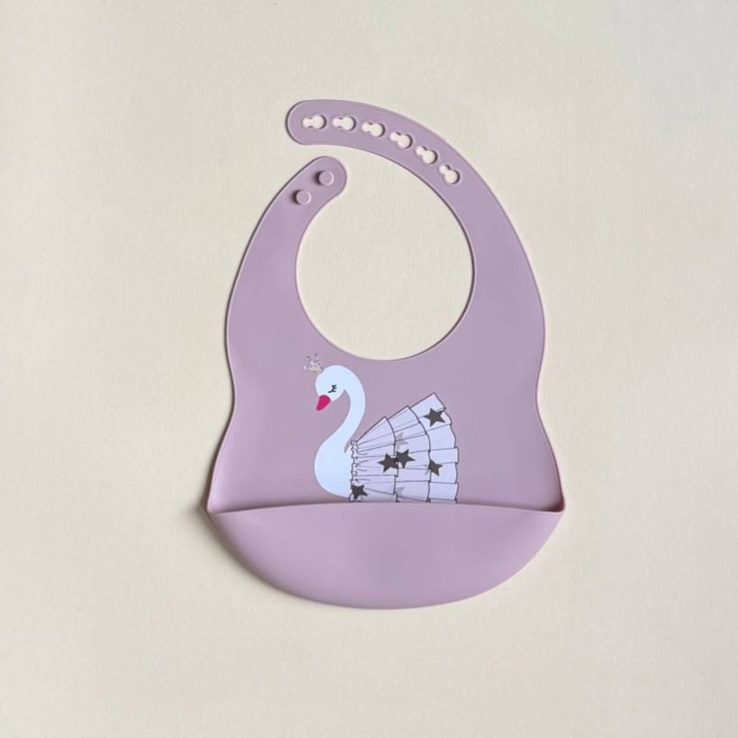 Силіконовий нагрудник принт 