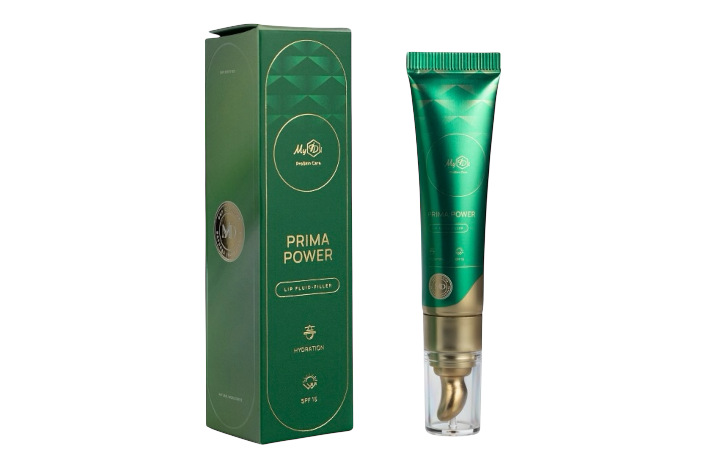 Контуруючий флюїд-філлер з ефектом збільшення об'єму губ з SPF 15 MyIDi Prima Power Contouring Lip Fluid-Filler