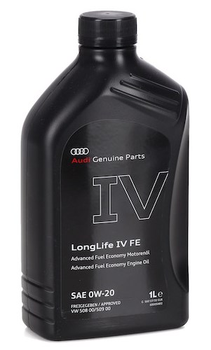 Моторна олива  0W20 VW LongLife IV FE, 1л. (Audi Logo)