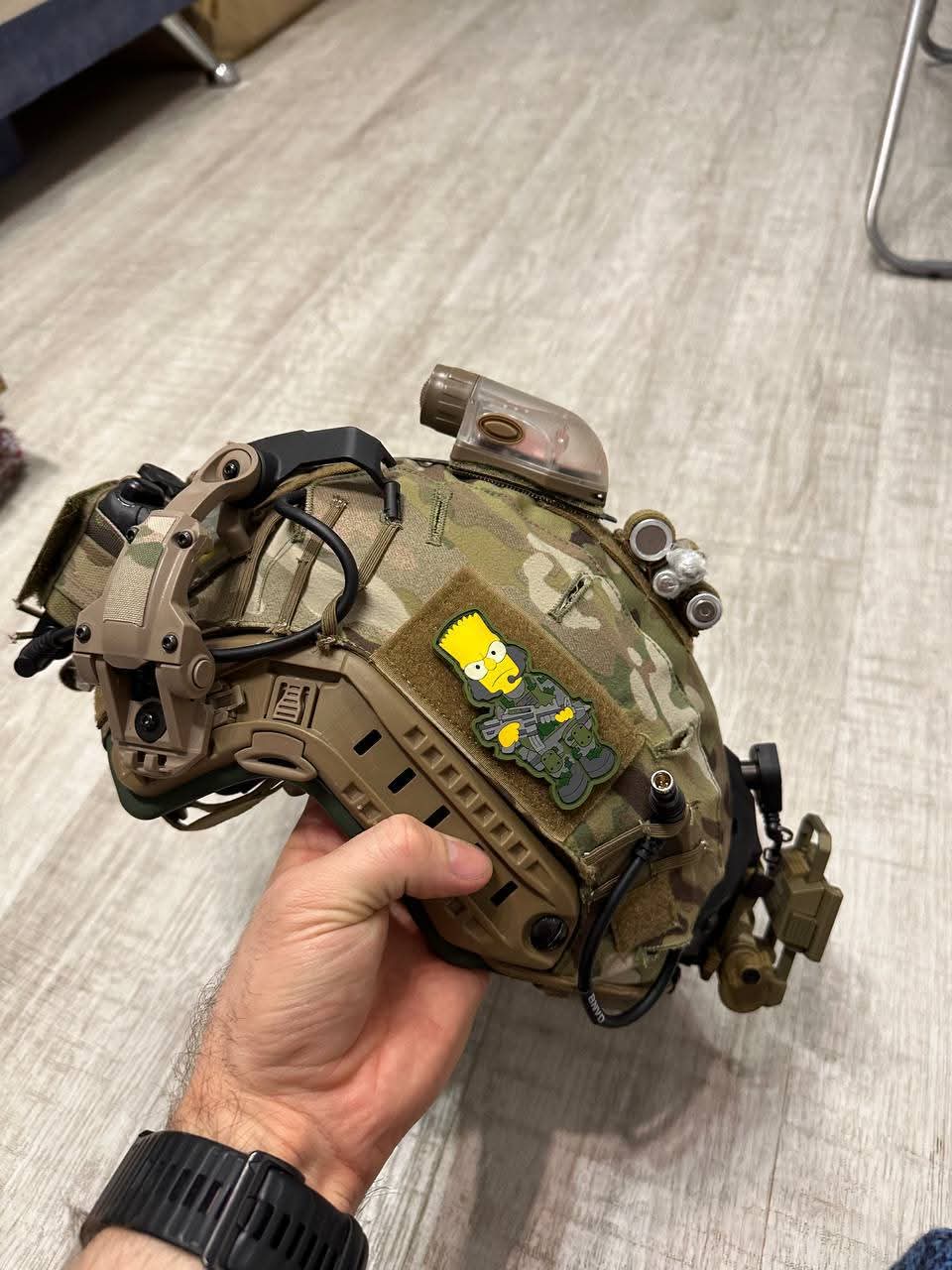 Високоякісний маскувальний кавер для шолому "TMC Lightweight High Cut Helmet Cover Multicam" від преміум бренду "TMC GEAR".