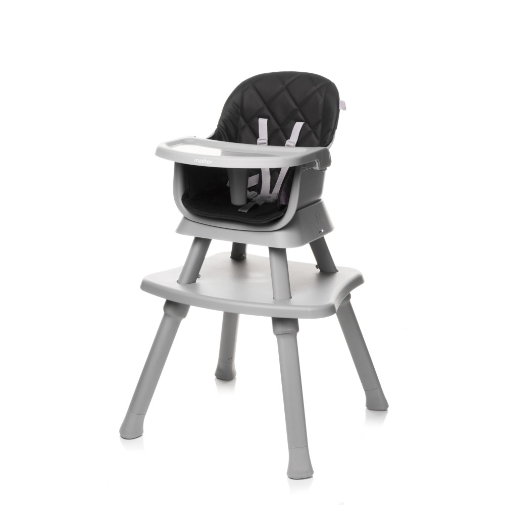 Стілець для годування 4BABY Master 6в1 black