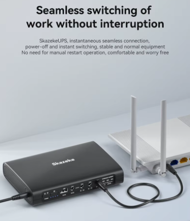 Безперебійник (UPS) для WI-Fi роутера Skazeke 12000 mAh