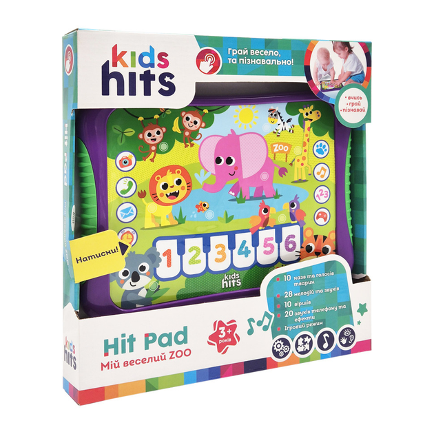 Інтерактивний планшет Kids Hits Мій веселий Zoo (KH01/005)
