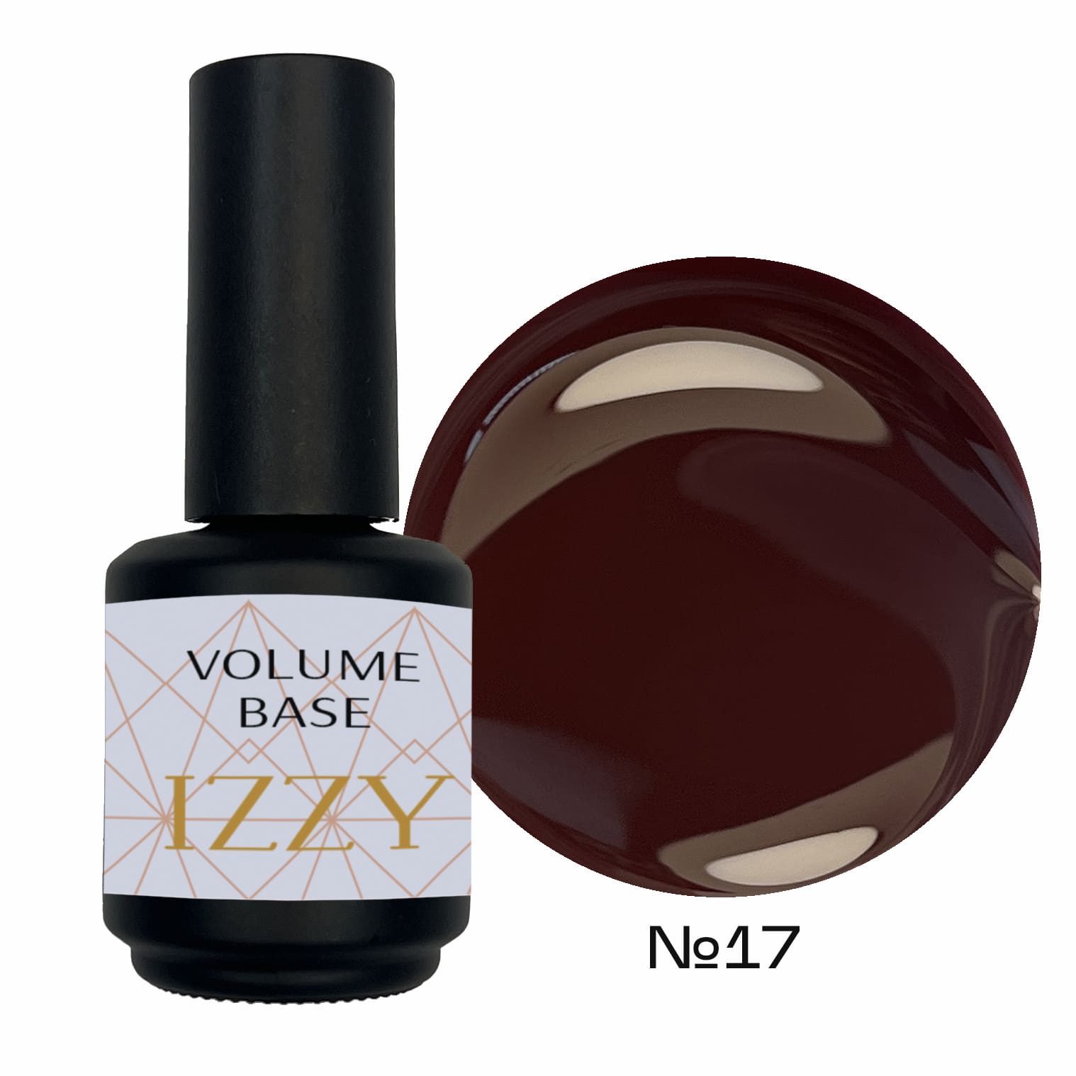 База для манікюру камуфлююча, Izzy Volume Base 17, 15мл