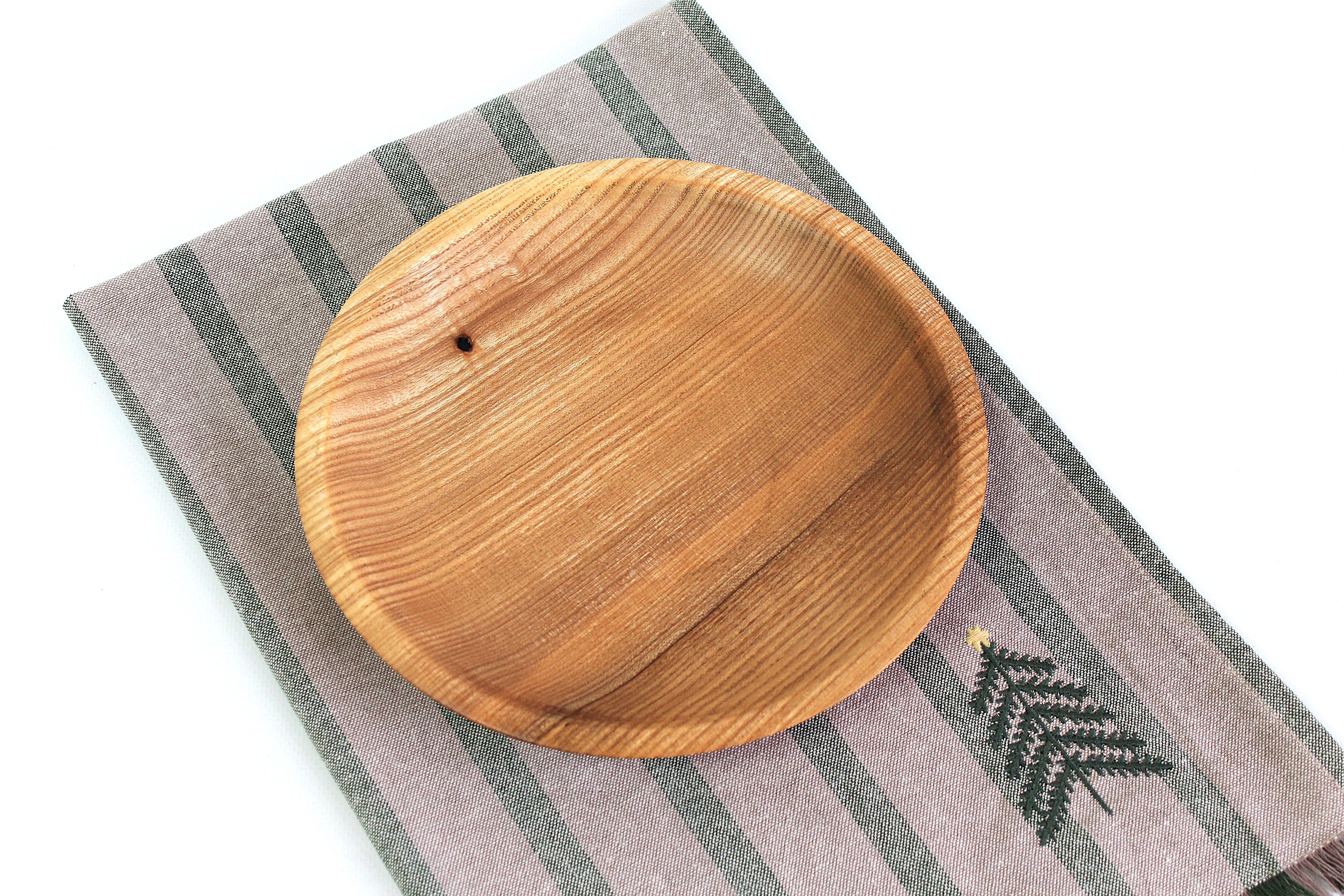 Плоска тарілка для м'ясної та сирної нарізки