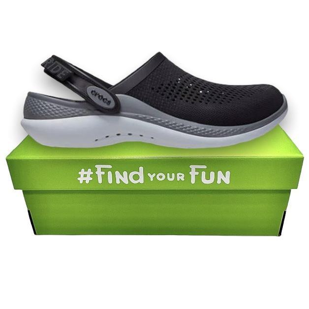 Crocs literide outlet clog black