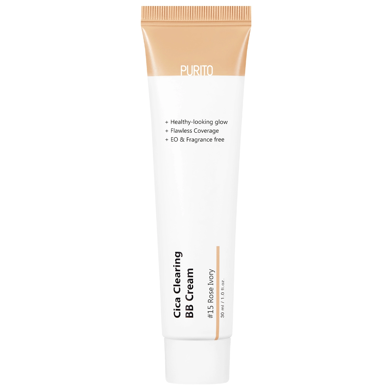 ВВ крем з екстрактом центелли Purito Cica Clearing BB Cream (№15 Rose Ivory) 30 ml