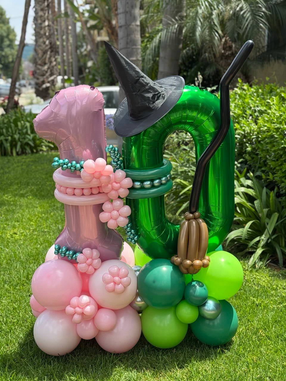 Wicked Birthday Number Arrangement