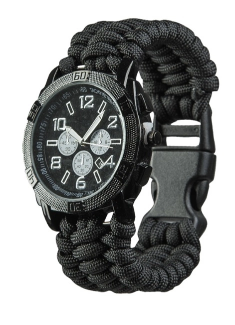 Годинник Mil-Tec M Army UHR Paracord чорного кольору