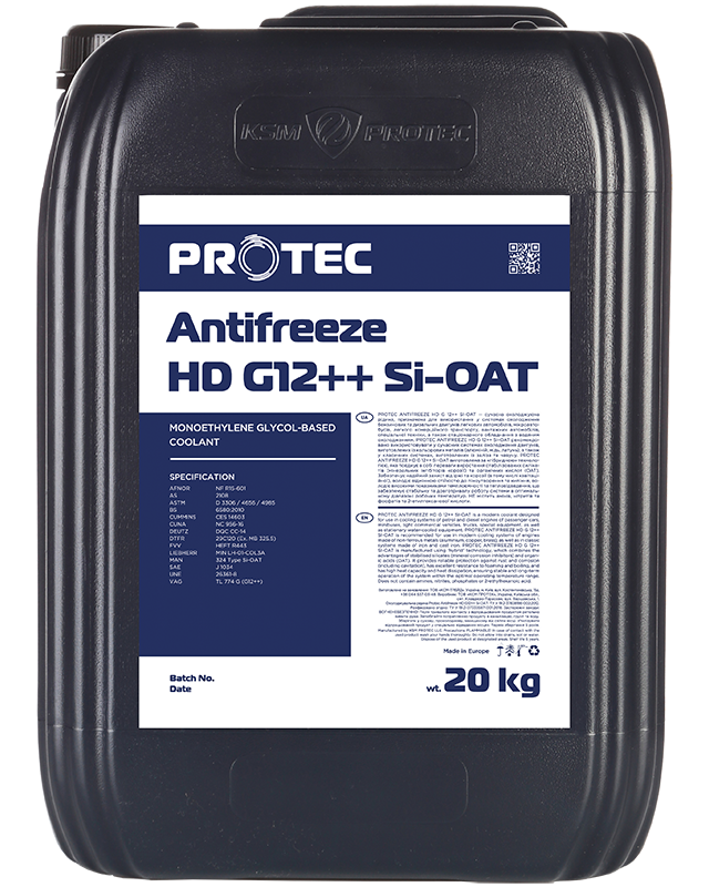 PROTEC Antifreeze HD G12++ Si-OAT