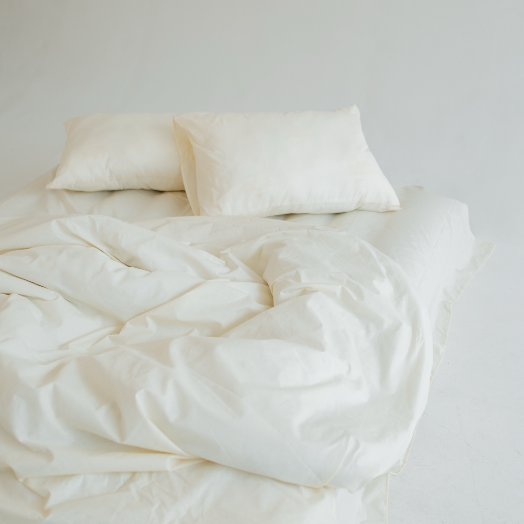 Постільний комплект Сатин Молочний