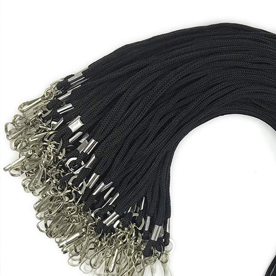Black Rope Lanyards