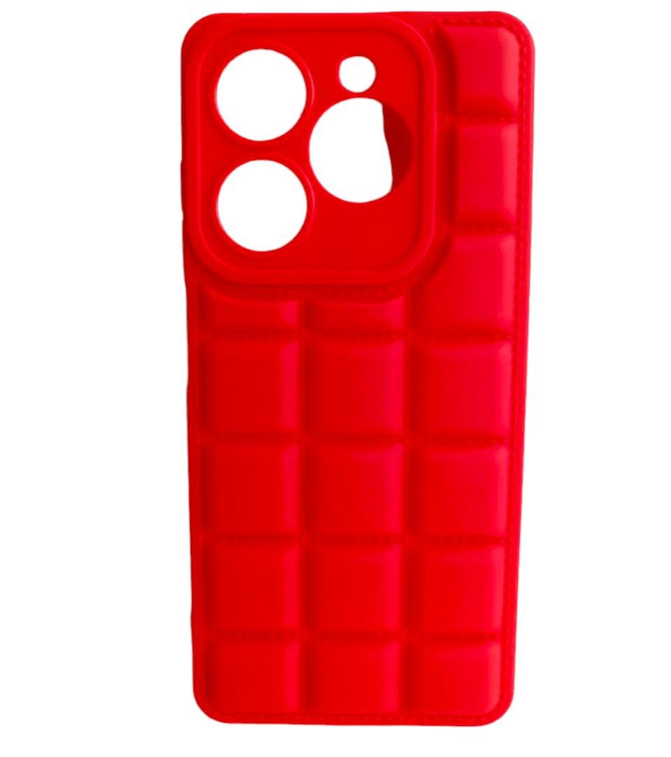 Чохол Fashion Case Chocolate для Tecno Spark 20 Red