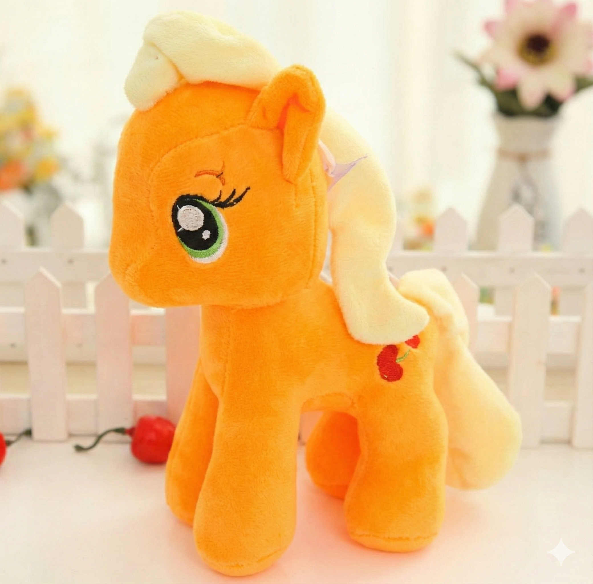 Велика м'яка іграшка My Little Pony Еплджек 25/40 см