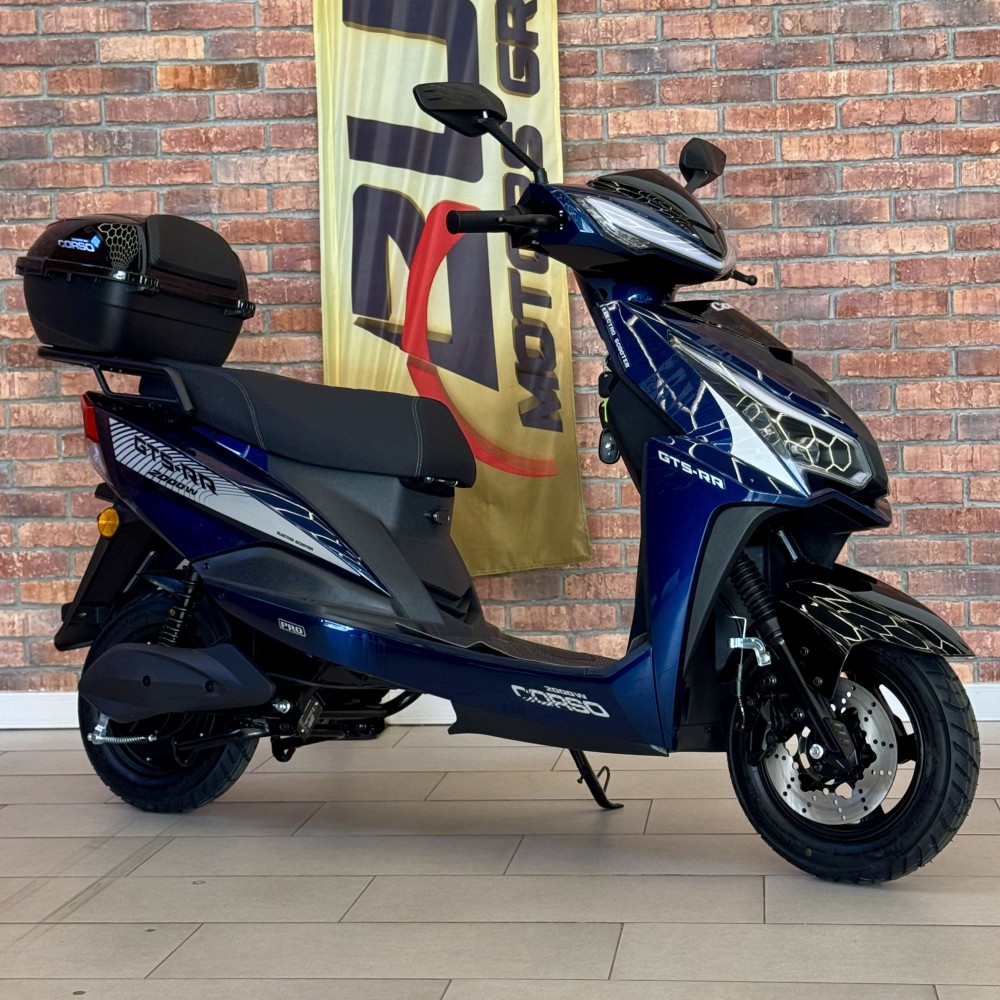 Електричний мопед GTS-RR Corso GTS-647789 (1) двигун 2000W, акумулятор літій-залізо-фосфатний 72V/32Ah, в коробці