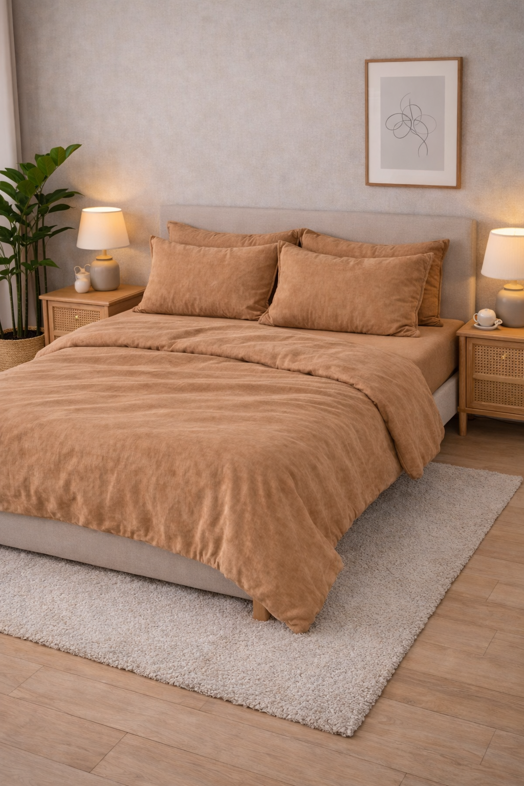 Постільна білизна варена бавовна "Крем-брюле"