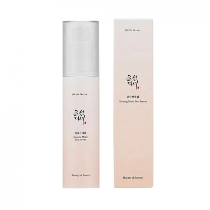 Сонцезахисна сироватка з женьшенем Beauty of Joseon Ginseng Moist Sun Serum SPF 50+ PA++++ 50 ml