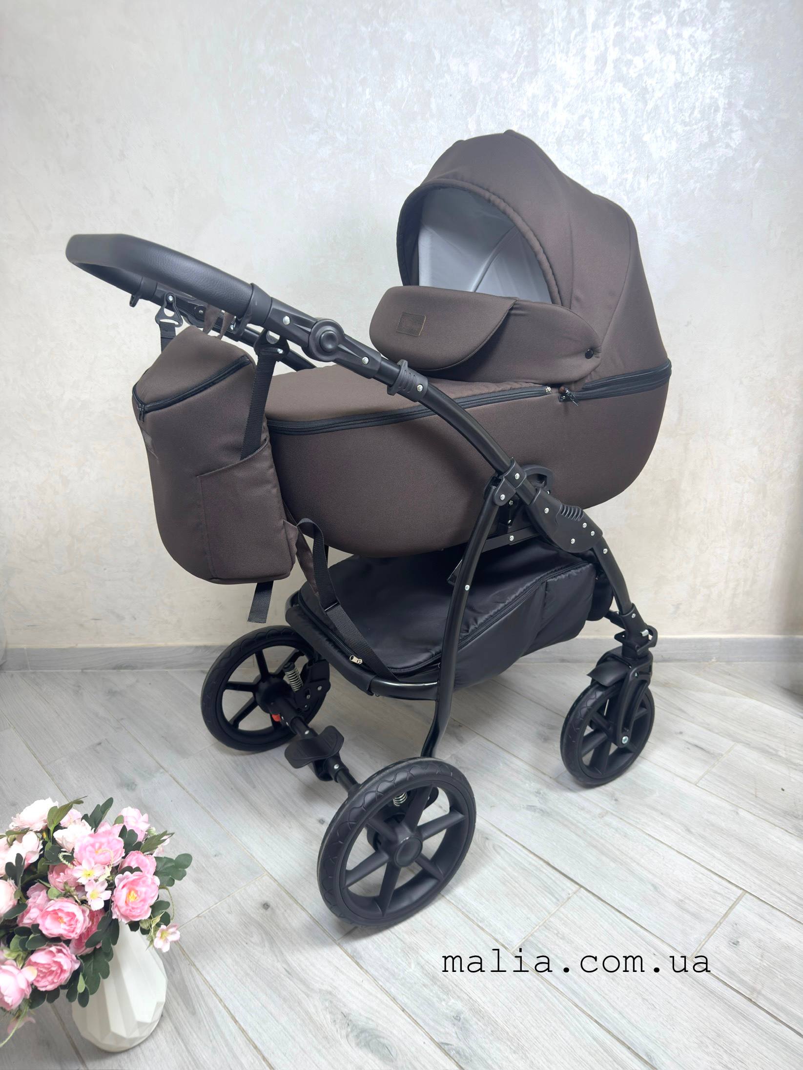 Дитяча коляска 2в1 Classic Victoria Gold шоколад