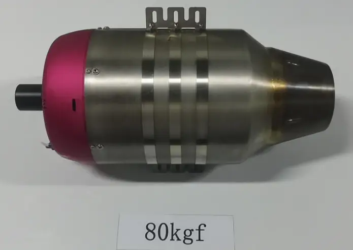 Turbojet engine 80 kg force