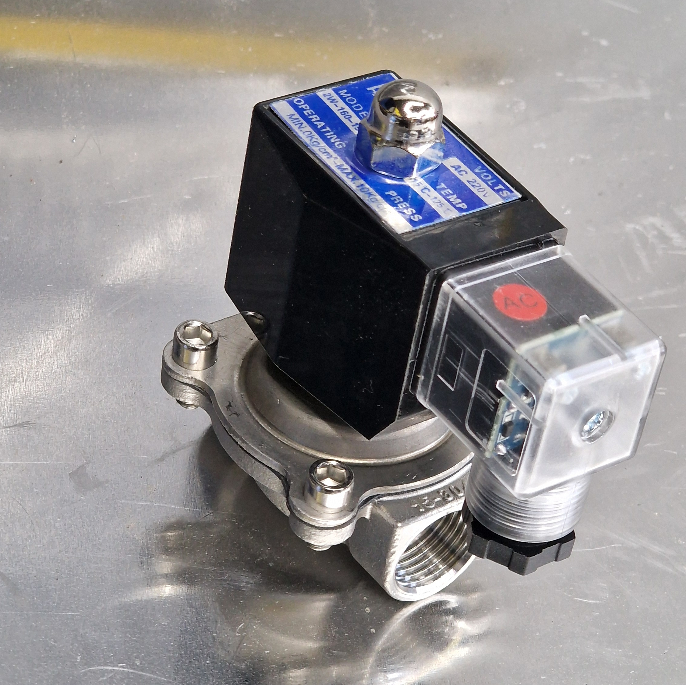 Електромагнітний клапан  DN15 (1/2") AC220V