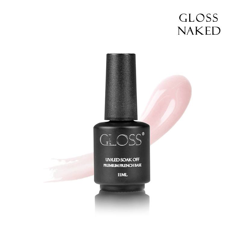 Камуфлююча база GLOSS Premium French Base Naked, 11 мл