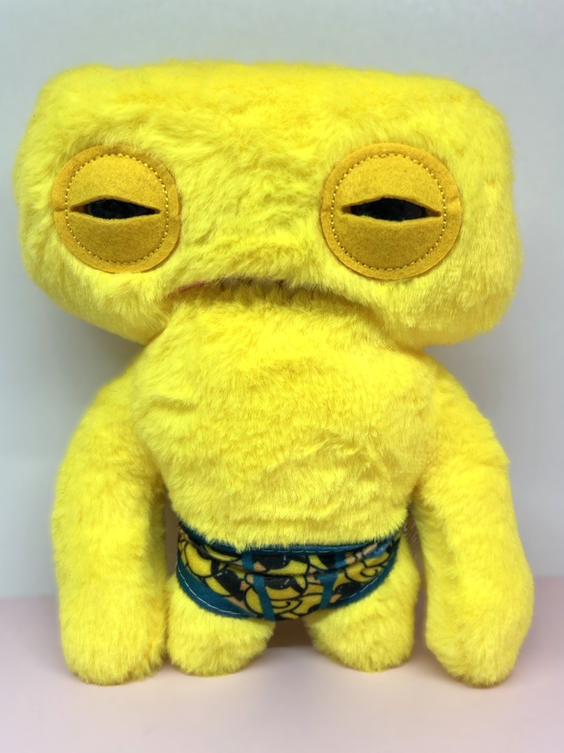 М'яка іграшка Фаглер Fuggler, жовтий, Фуглер зубастий монстр, SQUIDGE YELLOW, без коробки