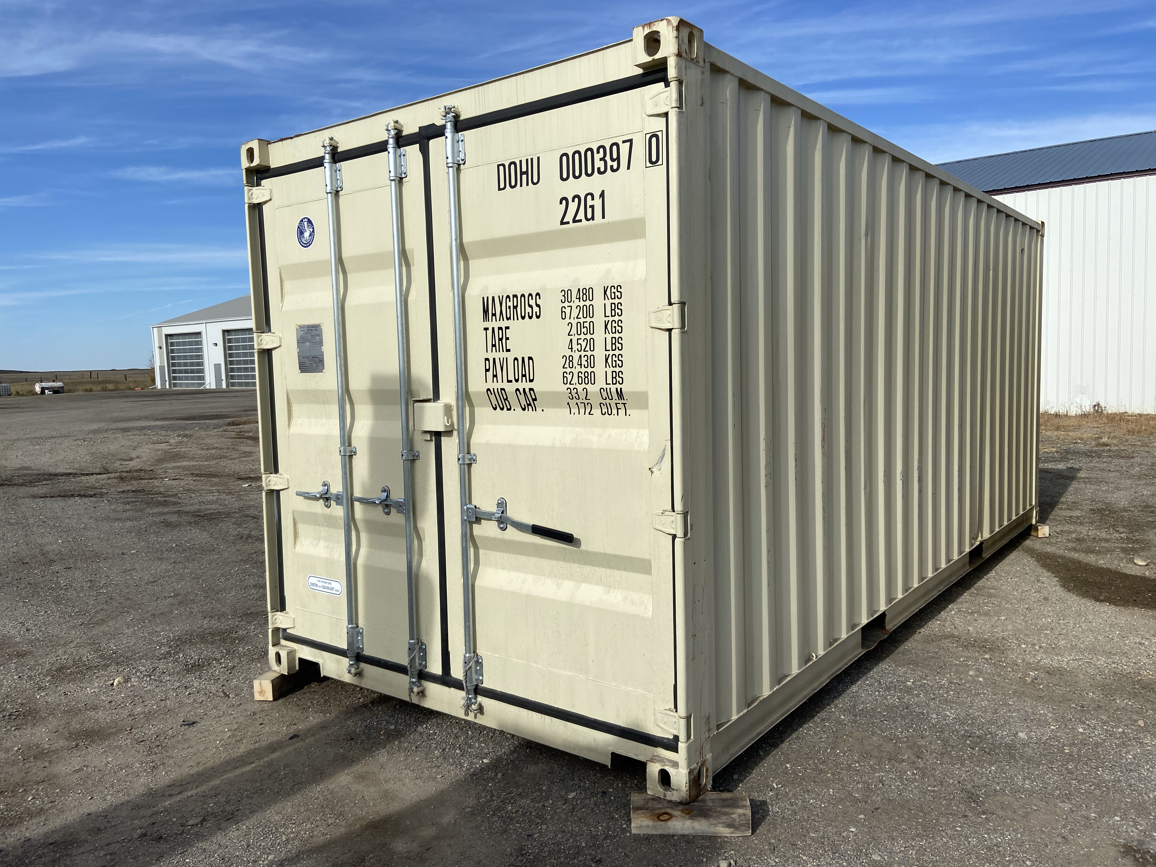 20' New / Used Standard Shipping Container (3970)